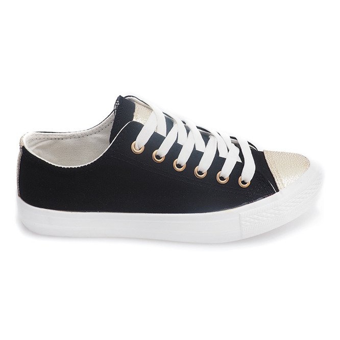 Schwarze Damen-Sneaker TL13
