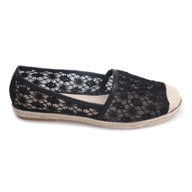 Ballerinas Espadrilles YBS136 Schwarz