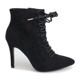 Stiefel mit hohem Absatz 595SE Schwarz