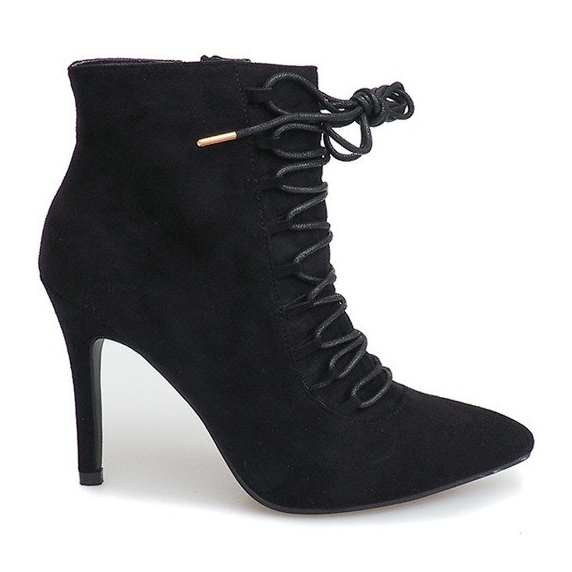 Stiefel mit hohem Absatz 595SE Schwarz