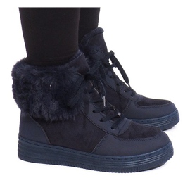 Gut isolierte Stiefel R138 Marineblau
