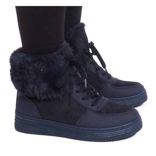 Gut isolierte Stiefel R138 Marineblau navy blau