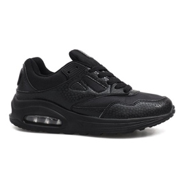 Schwarze Sport-Sneakers