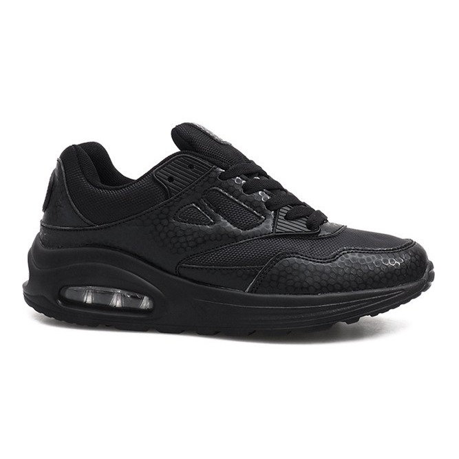 Schwarze Sport-Sneakers