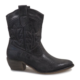 Graue Cowboystiefel 10601-1