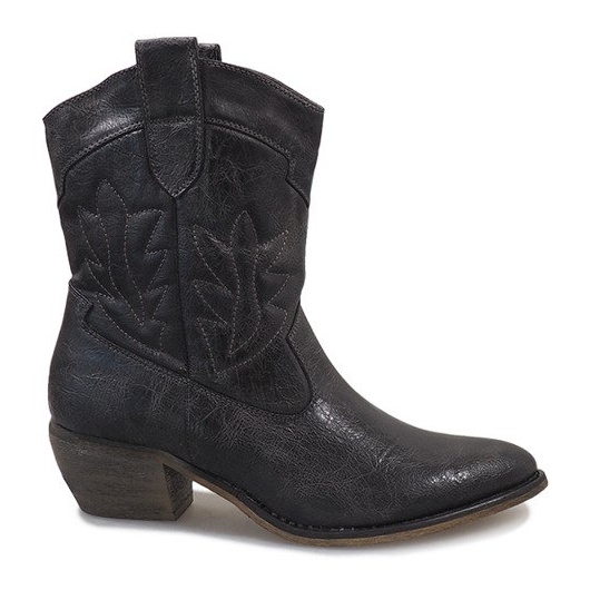 Graue Cowboystiefel 10601-1