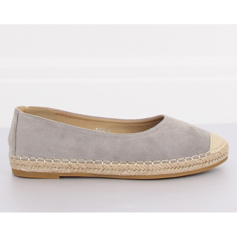 Graue Ballerina Espadrilles N-2980 Grau Ii Gat