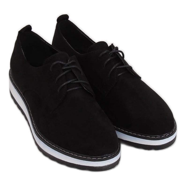 Schwarze Damen-Loafer C-7225 Schwarz