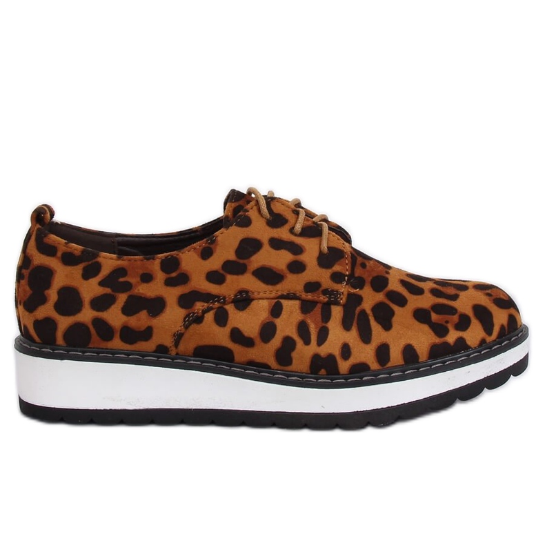 Damen Slipper Leopard C-7225 Leopard Print braun