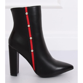 Stiefeletten schwarz NS063P Schwarz