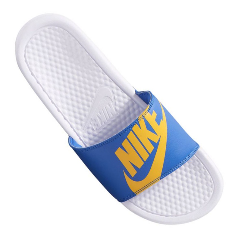 Nike Benassi Jdi Print 631261-104 Pantoletten blau