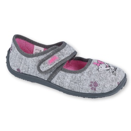 Befado Kinderschuhe 945Y368 rosa grau