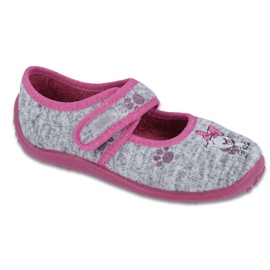 Befado Kinderschuhe 945Y369 rosa grau
