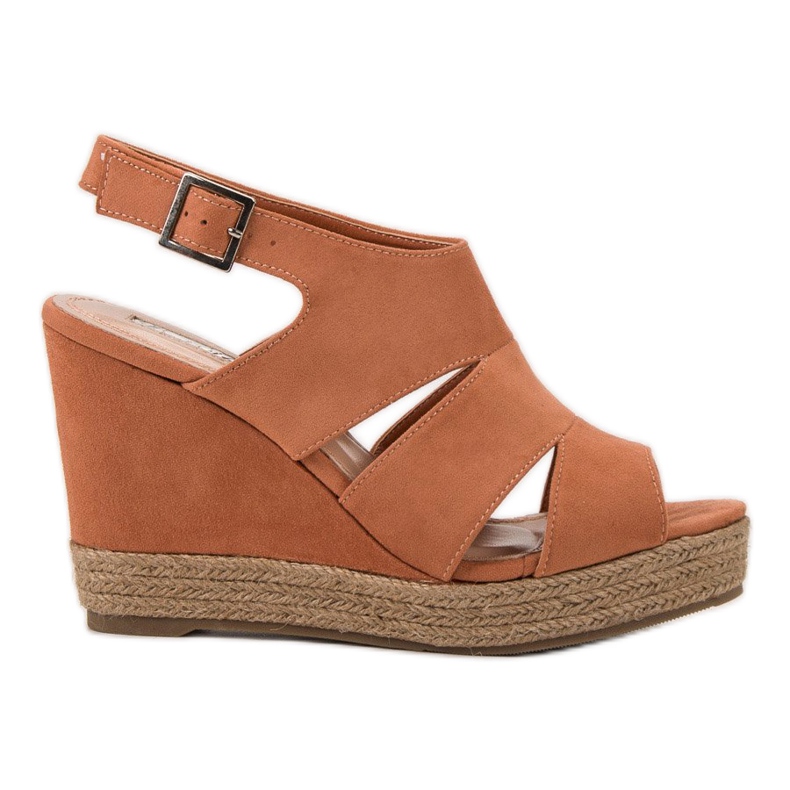 Best Shoes Orange Espadrilles Sandalen