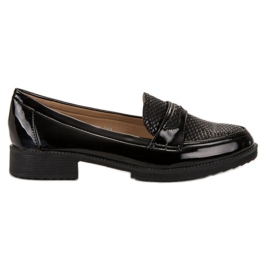 Bestelle Lackierte Loafer schwarz