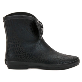 Kylie Regenstiefel schwarz