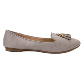 Queentina Herren mit Fransen grau