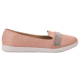 Queentina Herren mit Kristallen rosa