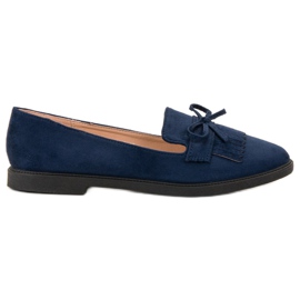 SHELOVET Marineblaue Loafer