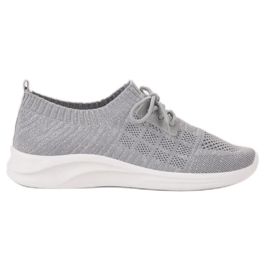 Ideal Shoes Textile Sportschuhe grau