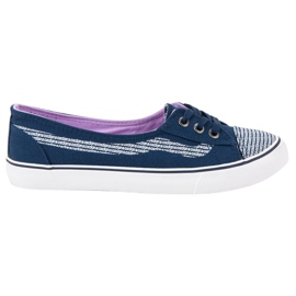 J. Star Blaue Turnschuhe