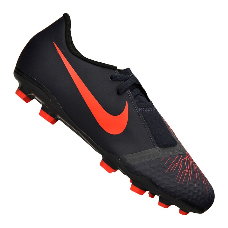 Nike Jr Phantom Vnm Academy Fg Jr AO0362-440 Fußballschuhe schwarz schwarz