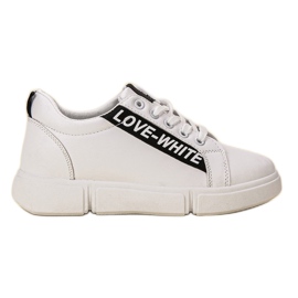 Jumex Bequeme Sportschuhe weiß