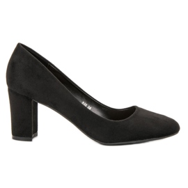 Queen Vivi Wildleder Pumps schwarz