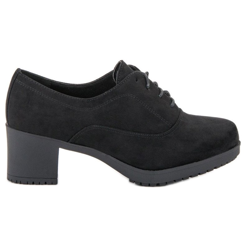 Primavera Schnürstiefeletten an einem Pfosten schwarz