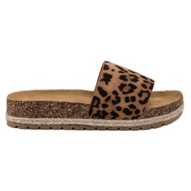 Bestelle Klassische Hausschuhe aus Wildleder braun