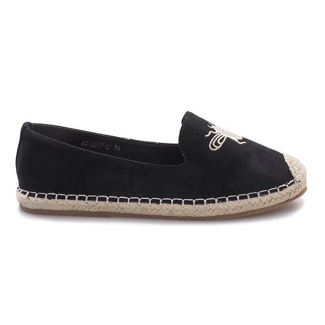 Schwarze Landberry Espadrilles