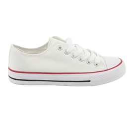 Atletico White Classic Classic CNSD-1-Sneakers von Frauen weiß
