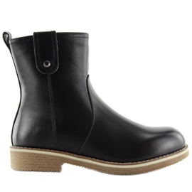 Schwarze flache Absätze 0-253 Schwarz