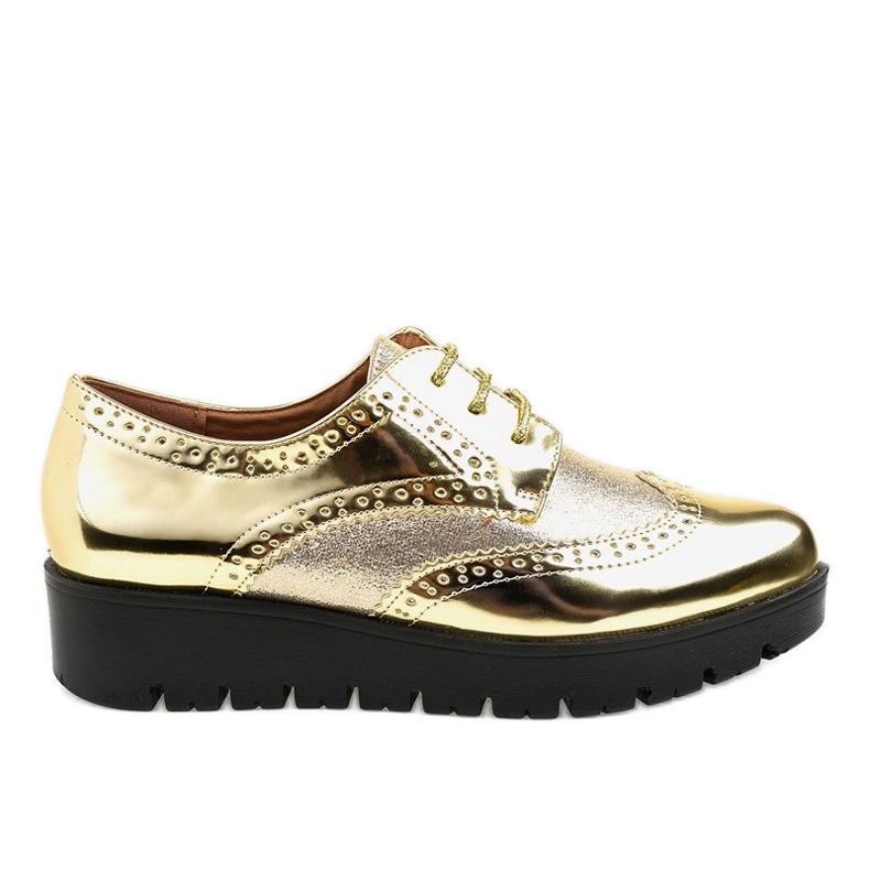 Goldene TL-60 Schnürschuhe