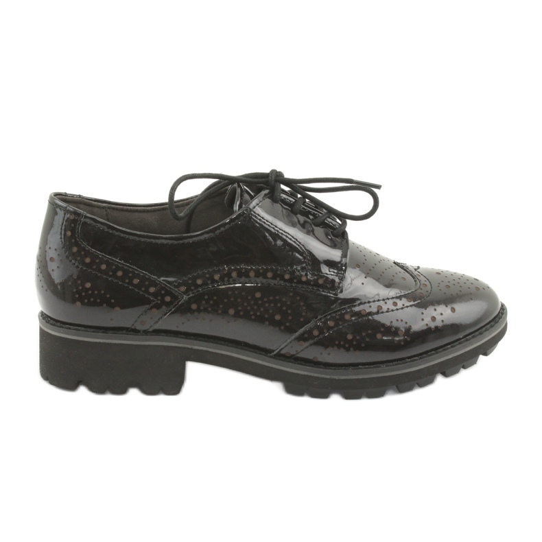 Oxford-Schnürschuhe Caprice 23701 schwarz mehrfarbig