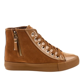 Camel hohe Sneakers JX-95 braun