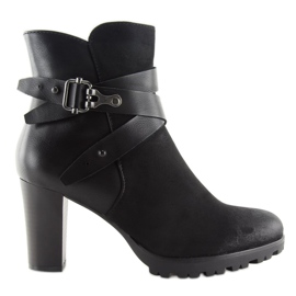 Schwarz 8287 Schwarze High Heels