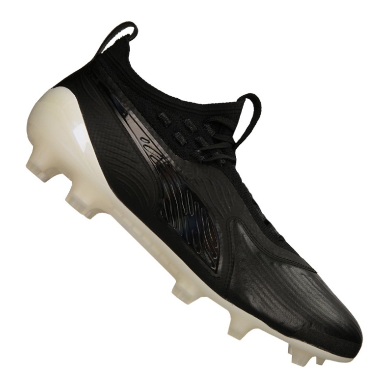 Puma One 19.1 Lth Fg / Ag M 105479 02 Fußballschuhe schwarz schwarz