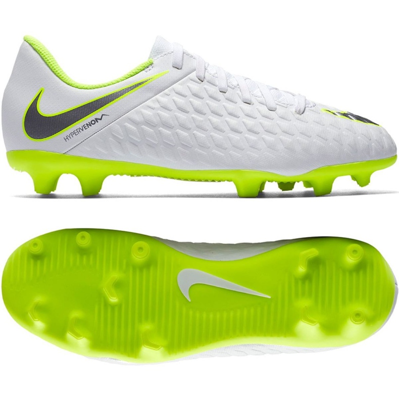 Nike Hypervenom Phantom 3Club Fg Jr AJ4146-107 Fußballschuhe weiß
