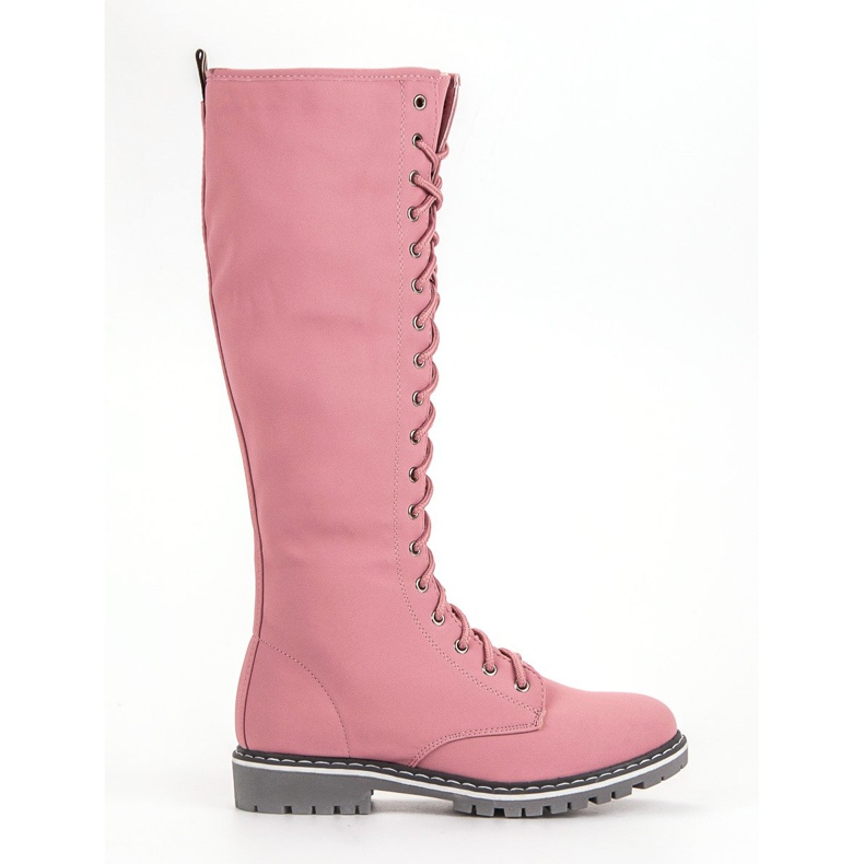 Seastar Damen Schnürstiefel rosa
