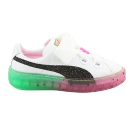 Plattform Candy Princess Sophia Webster PUMA White PUMA Black weiß schwarz rosa grün