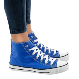 Blaue klassische hohe Sneakers DTS8222-14