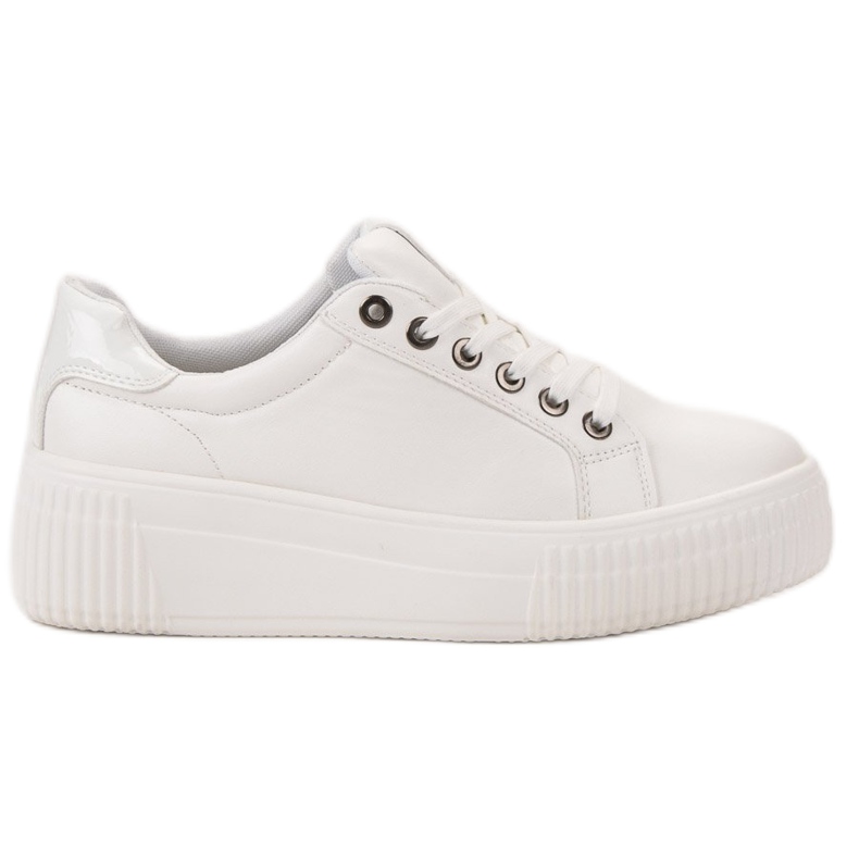 Kylie Sportschuhe auf der Plattform weiß