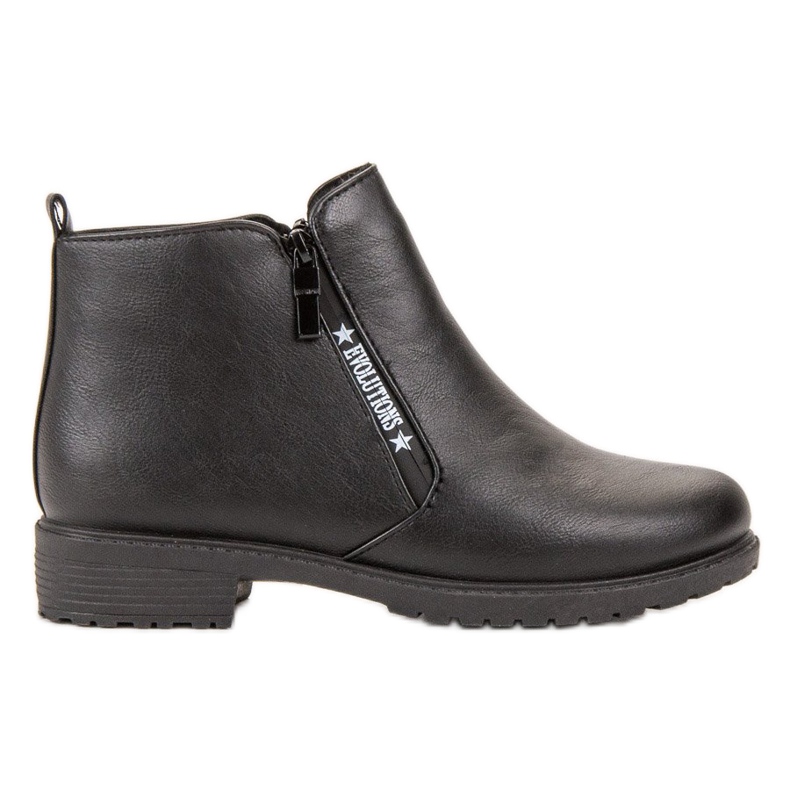 SHELOVET Klassische schwarze Stiefel