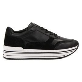 SHELOVET Schwarze Sportschuhe