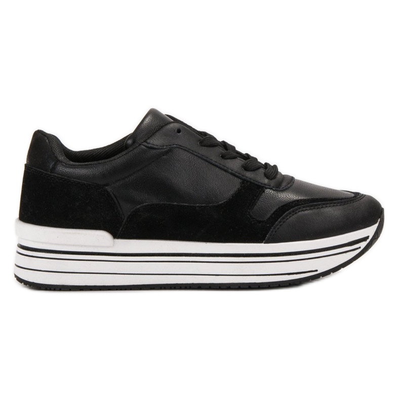 SHELOVET Schwarze Sportschuhe