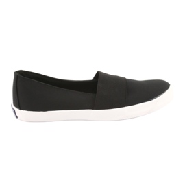 Schwarze American Club Slip-On-Sneakers