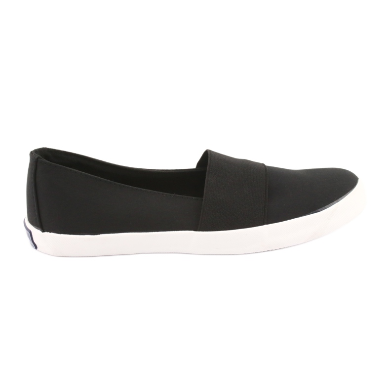 Schwarze American Club Slip-On-Sneakers