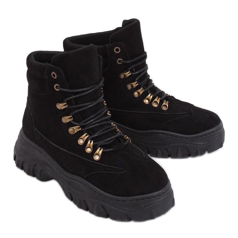 Schwarz 1967 schwarze Sportstiefel