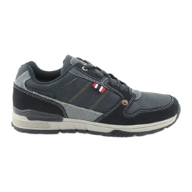 American Club AA08 marineblaue Sportschuhe grau